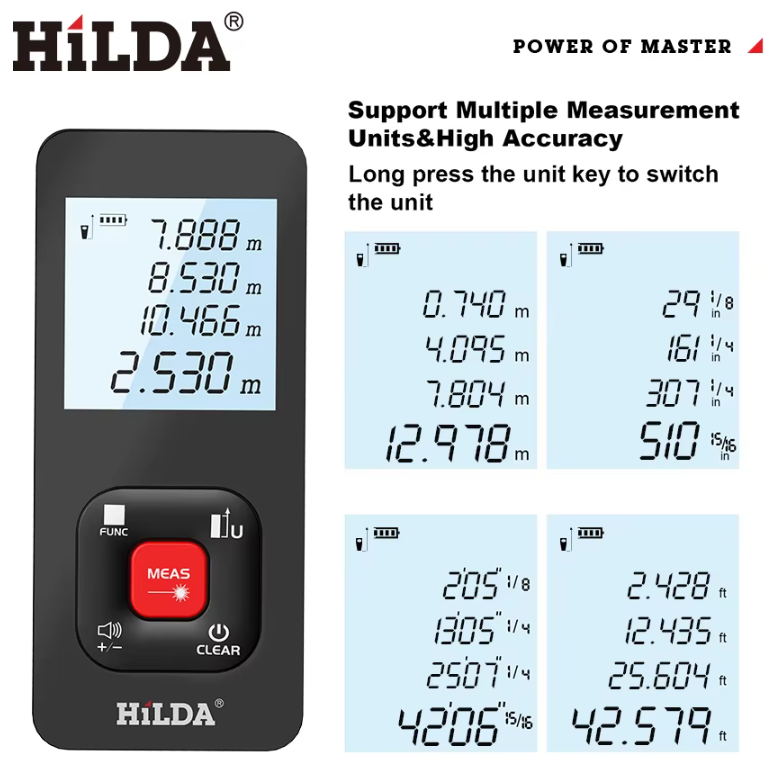 Лазерный дальномер HILDA Red 120м в Москве — изображение 2