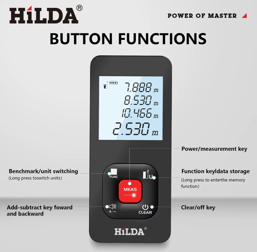 Лазерный дальномер HILDA Red 120м в Москве — изображение 3